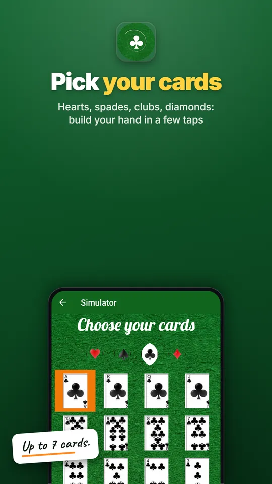 Aide au Poker, screenshot 3