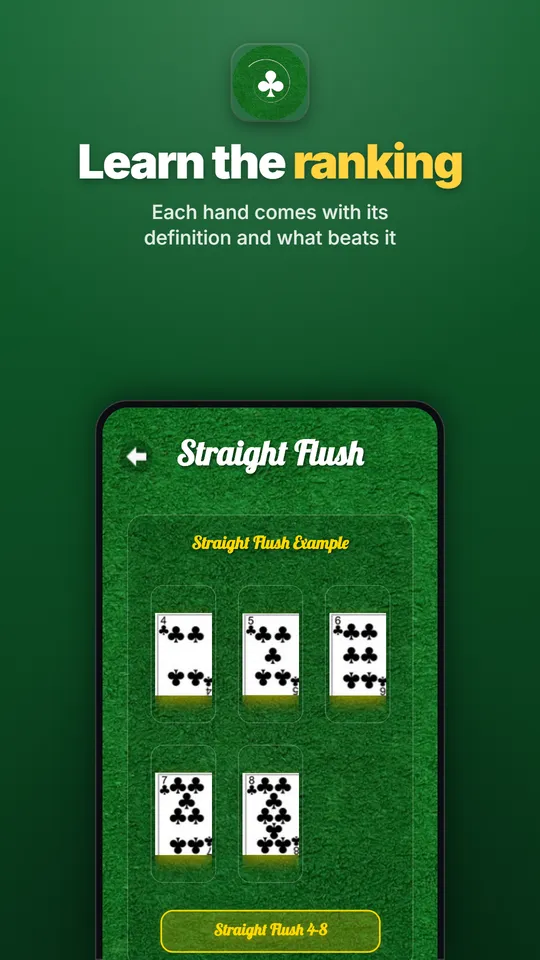 Aide au Poker, screenshot 5