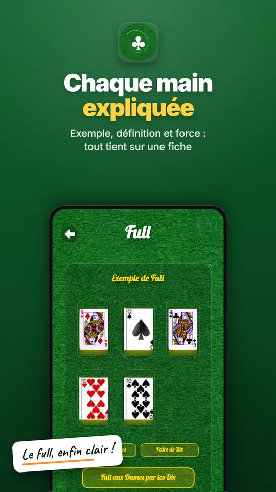 Aide au Poker, capture d'écran 2