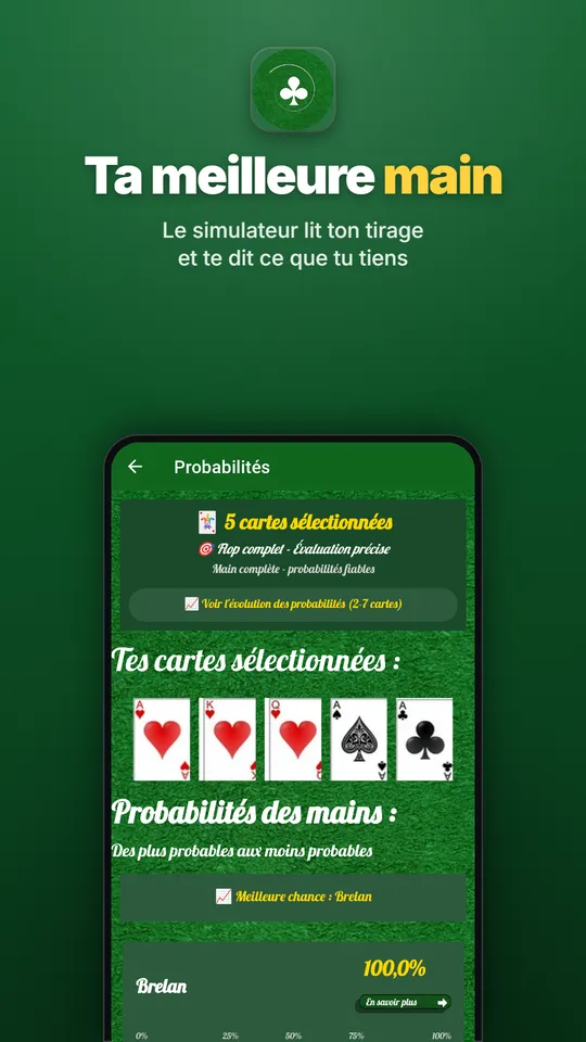 Aide au Poker, capture d'écran 5