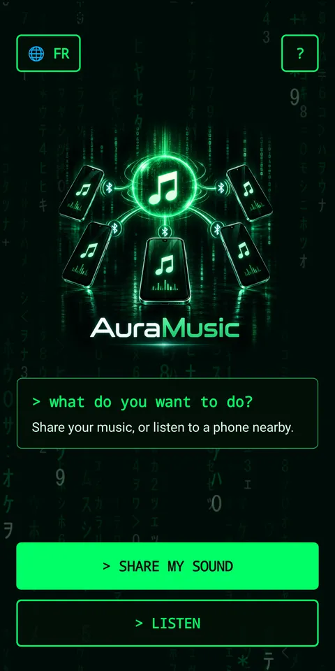AuraMusic, screenshot 1