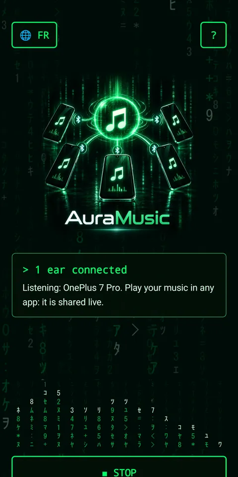 AuraMusic, screenshot 2