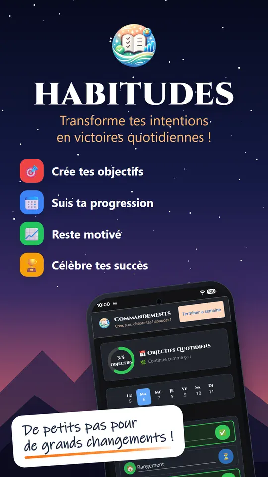 Transforme tes intentions en victoires quotidiennes