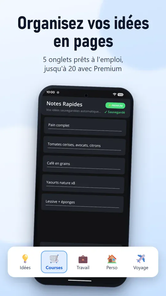 Fast Notes, capture d'écran 2