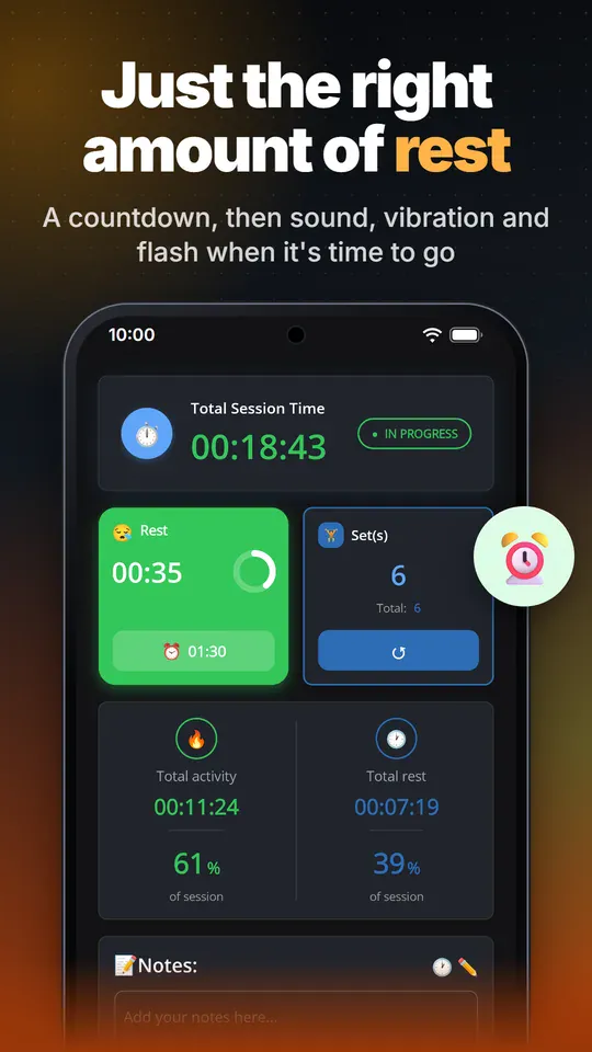Fit Chronos, screenshot 2
