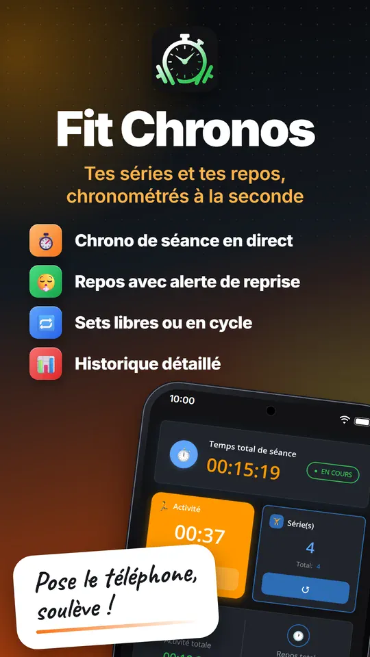 Fit Chronos, capture d'écran 1