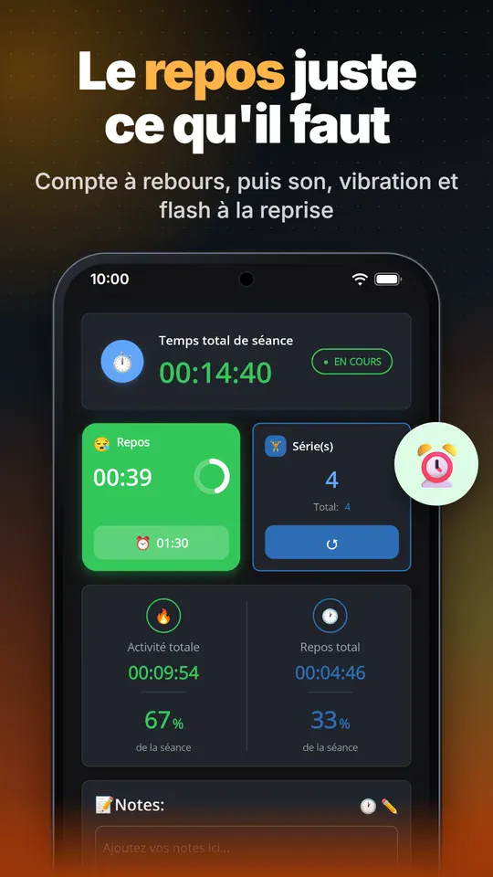 Fit Chronos, capture d'écran 2