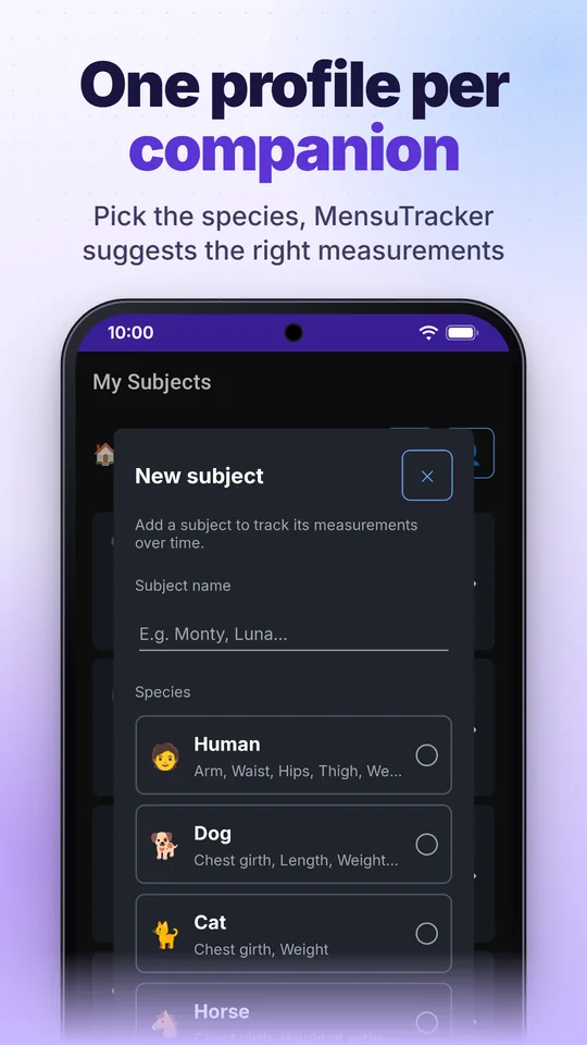 One profile per companion