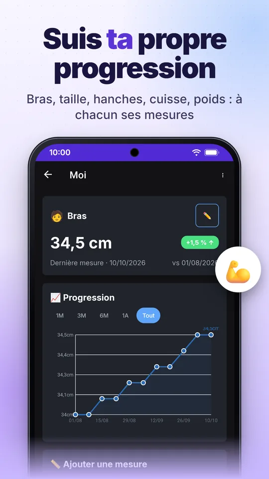 Suis ta propre progression