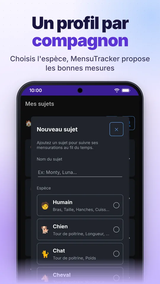 Un profil par compagnon