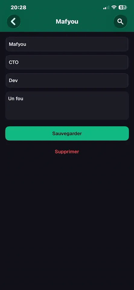 OBD, capture d'écran 2