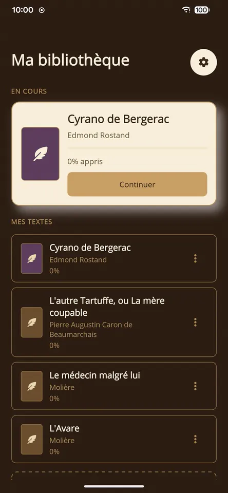 Répéta, capture d'écran 1