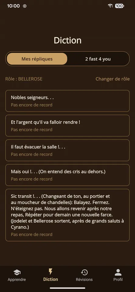 Répéta, capture d'écran 3